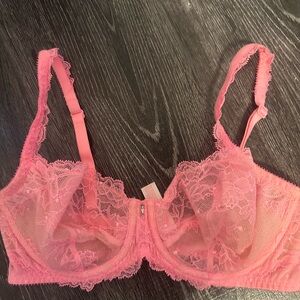 Victoria's Secret Pink Lace Bra